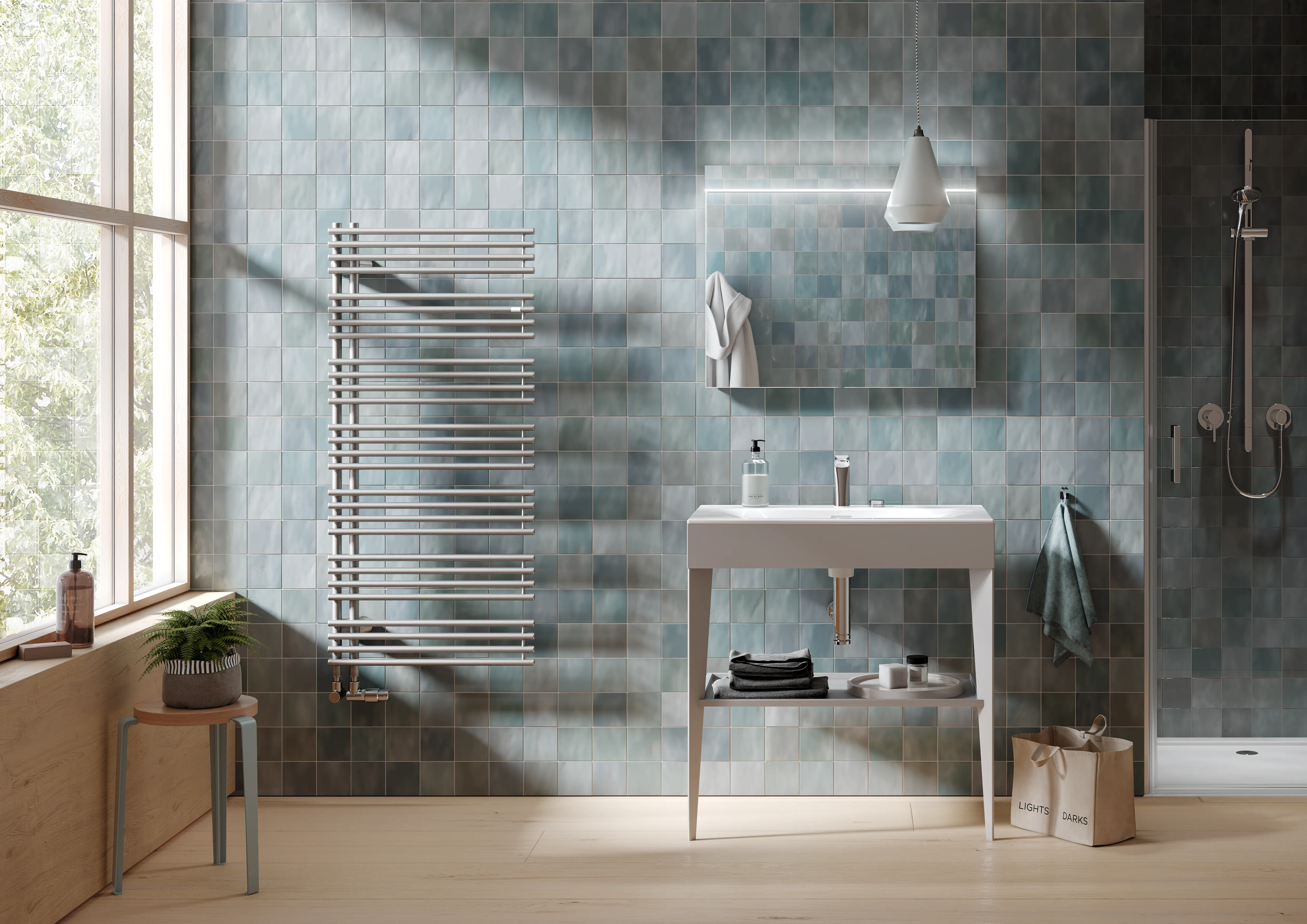 Kermi Design-Heizkörper „Diveo®“ 60 × 132 cm in Graphit Metallic Kermi Design-Heizkörper „Diveo®“ 60 × 132 cm in Graphit Metallic