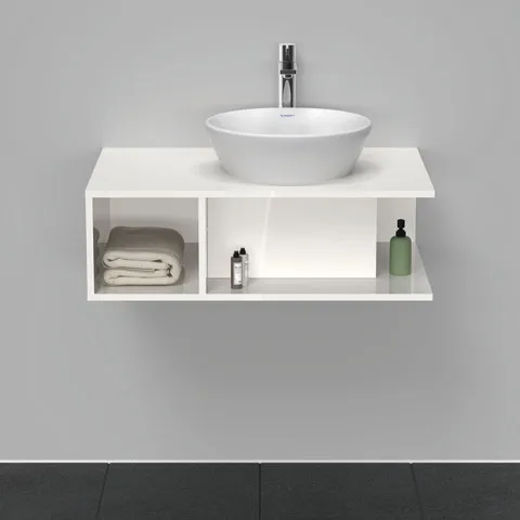 Duravit Waschtischunterschrank wandhängend „D-Neo“ 80 × 26 × 55 cm Weiß Hochglanz