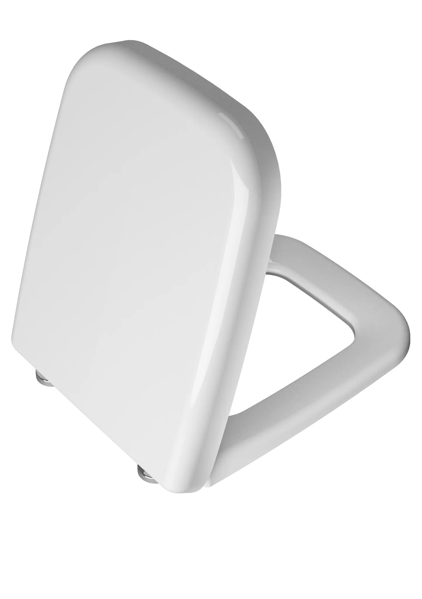 VitrA Shift WC-Sitz mit Absenkautomatik, Duroplast, Weiß Hochglanz, 365 x 458 mm