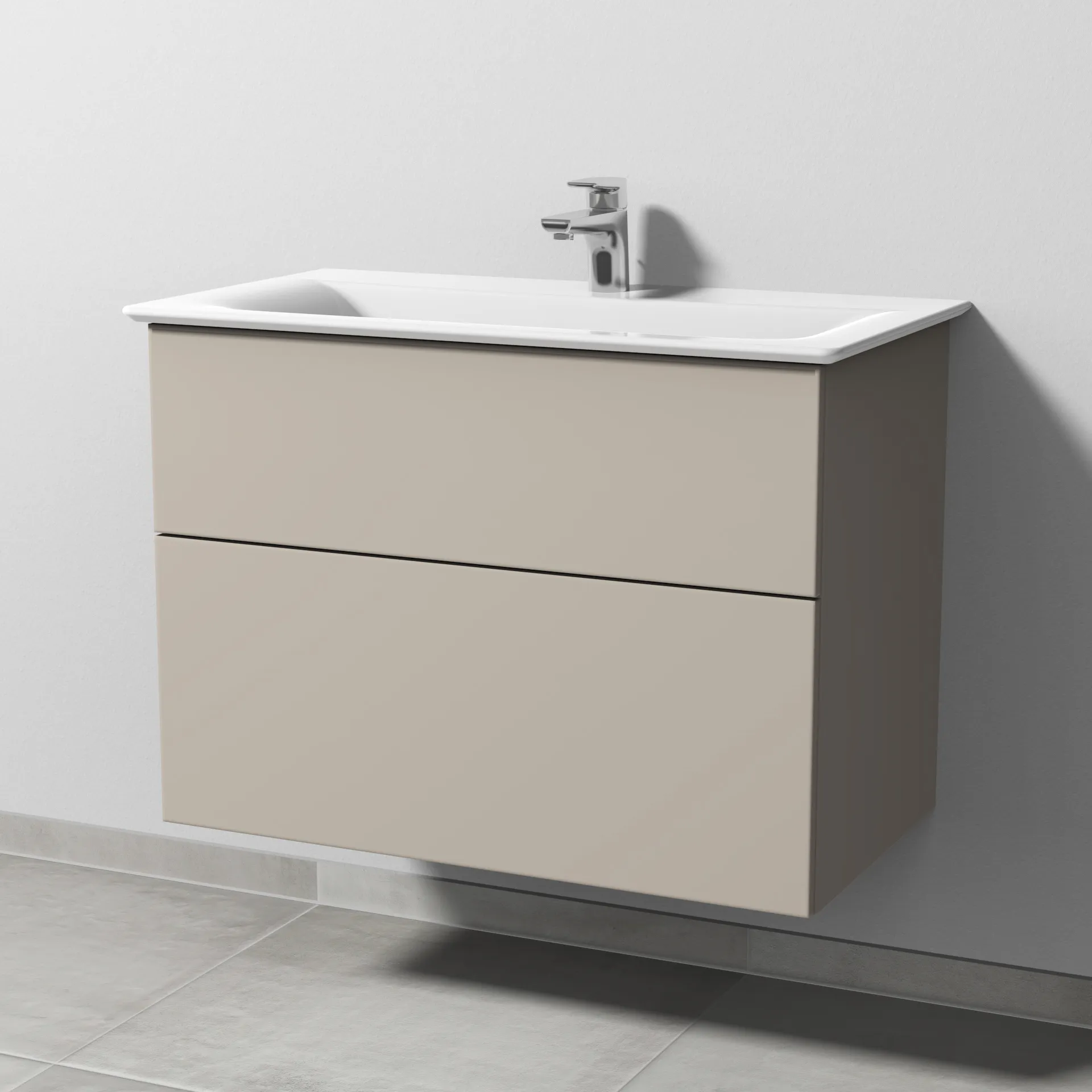 Sanipa Waschtischunterschrank „3way“ passend zu Keramik-Waschtische Connect Air von Ideal Standard 790 × 585 × 437 mm in Kaschmir (matt) Sanipa Waschtischunterschrank „3way“ passend zu Keramik-Waschtische Connect Air von Ideal Standard 790 × 585 × 437 mm in Kaschmir (matt)