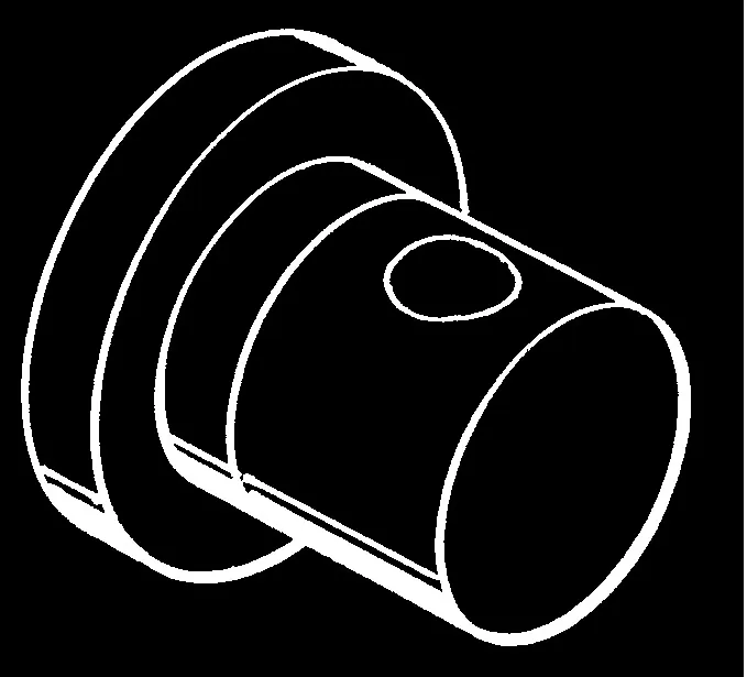 Hansgrohe AXOR Uno Absperrventil Unterputz, Chrom Hansgrohe AXOR Uno Absperrventil Unterputz, Chrom