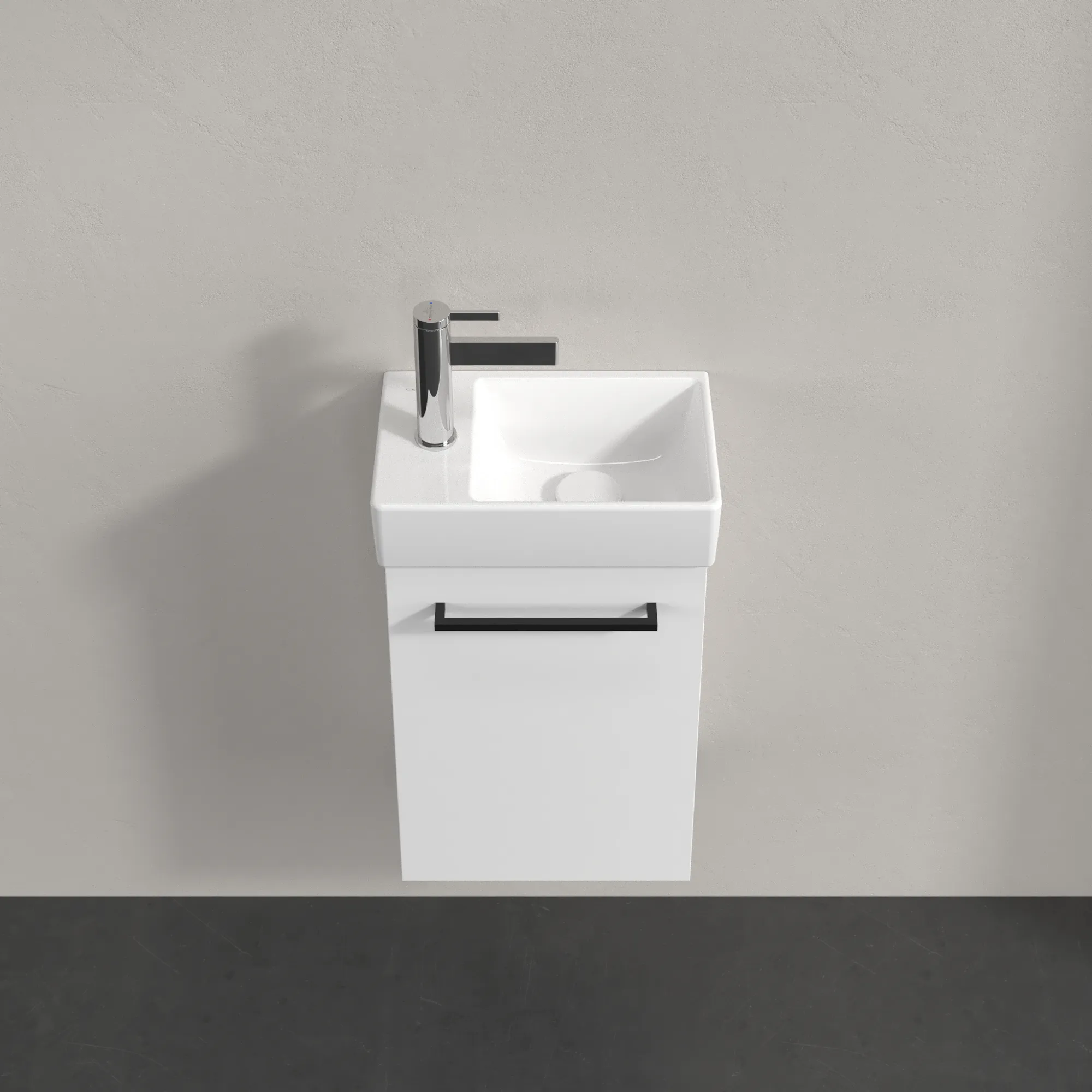 Villeroy & Boch Waschbeckenunterschrank Avento, Brilliant White, 340x514x200 mm, 1 Tür, SoftClosing, Wandmontage Villeroy & Boch Waschbeckenunterschrank Avento, Brilliant White, 340x514x200 mm, 1 Tür, SoftClosing, Wandmontage