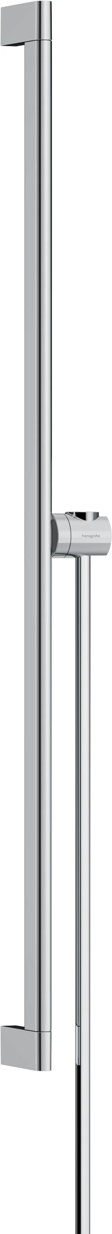 Hansgrohe Unica Brausestange S Puro 90 cm mit Easy Slide Handbrausehalter und Isiflex Brauseschlauch, Chrom Hansgrohe Unica Brausestange S Puro 90 cm mit Easy Slide Handbrausehalter und Isiflex Brauseschlauch, Chrom