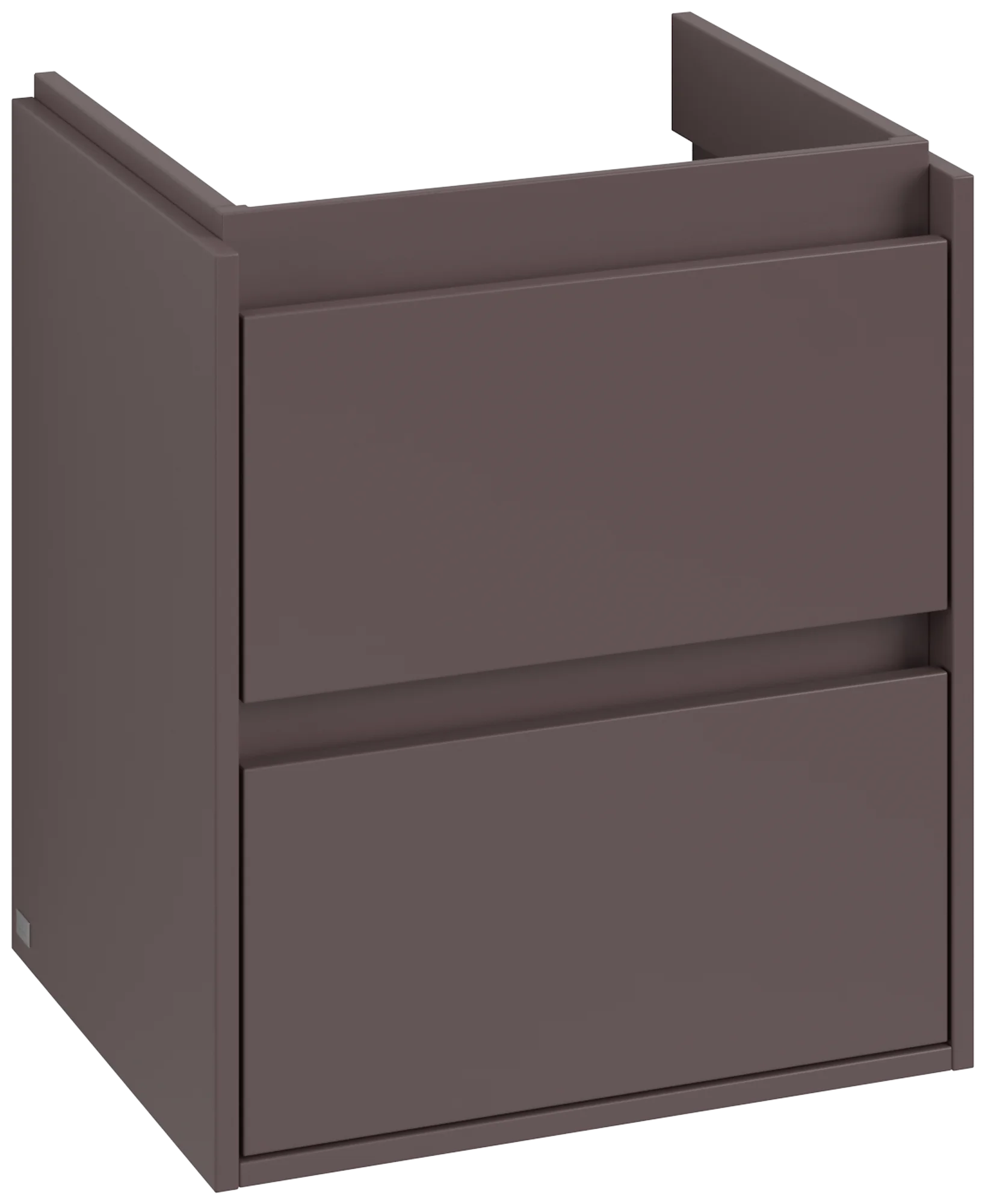 Villeroy & Boch Waschbeckenunterschrank Skyla, eckig, Dark Berry, 596 mm Höhe, 522x424 mm, mit SoftClosing und 2 Auszügen Villeroy & Boch Waschbeckenunterschrank Skyla, eckig, Dark Berry, 596 mm Höhe, 522x424 mm, mit SoftClosing und 2 Auszügen