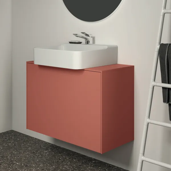 Ideal Standard Waschtischunterschrank Conca, 1 Auszug, mittigem Ausschnitt, 802x373x550mm, Sunset
