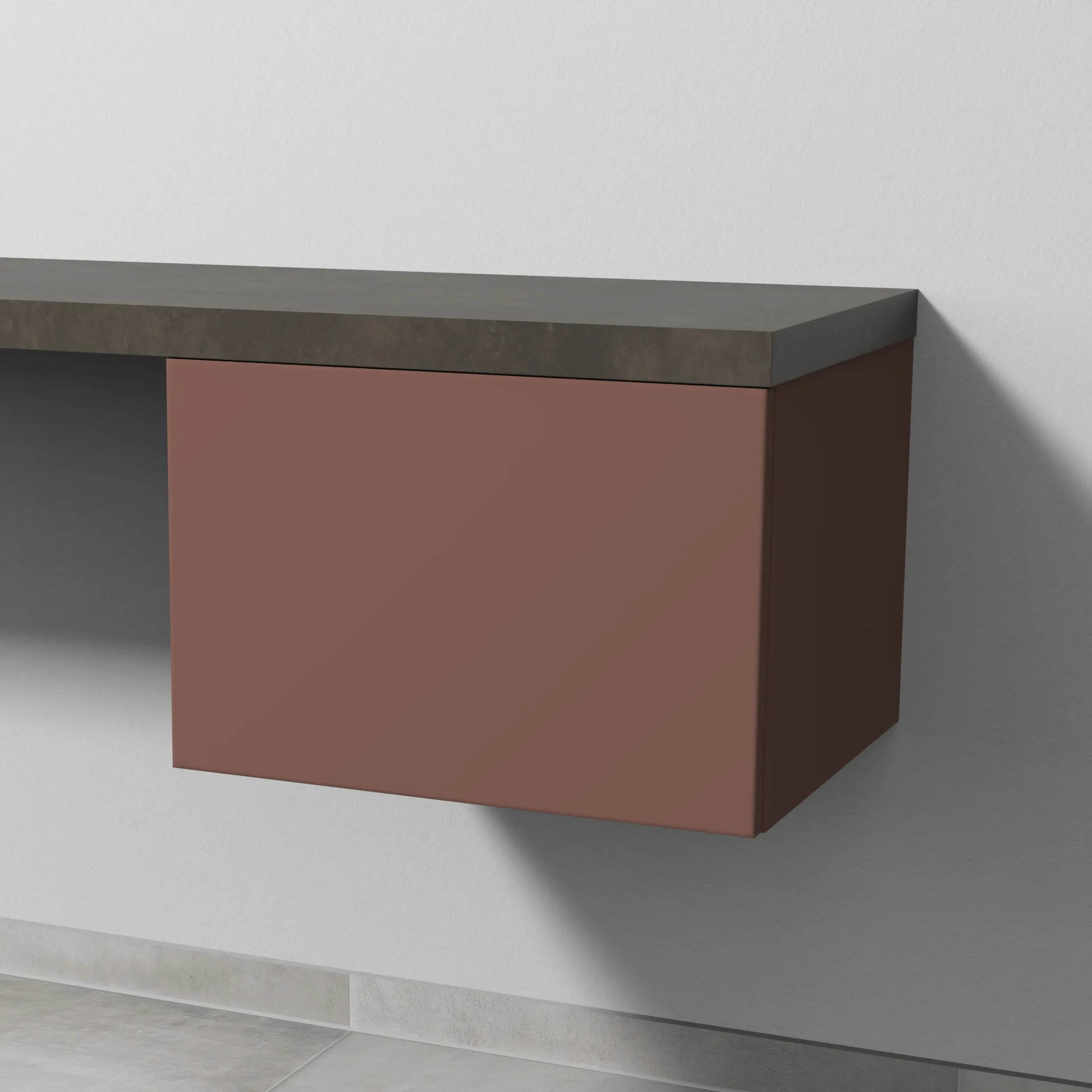 Sanipa Anbauschrank „2morrow“ 500 × 340 × 420 mm in Wine-Red