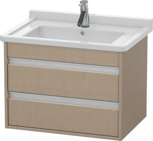 Duravit Waschtischunterschrank wandhängend „Ketho“ 65 × 48 × 45,5 cm Leinen Duravit Waschtischunterschrank wandhängend „Ketho“ 65 × 48 × 45,5 cm Leinen