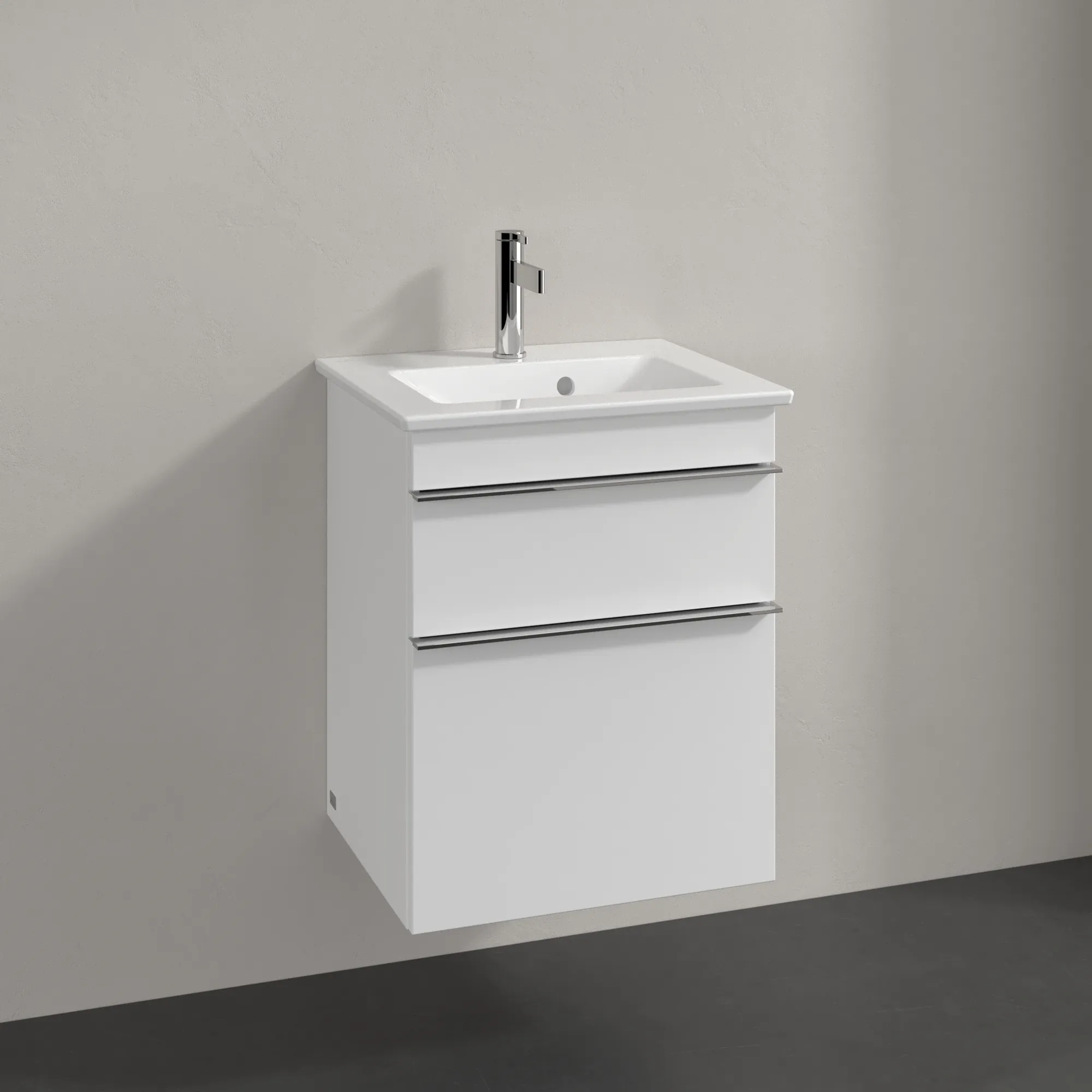 Villeroy & Boch Waschtischunterschrank „Venticello“ für Schrankwaschtisch 466 × 590 × 425 mm Glossy White, für Becken mittig
