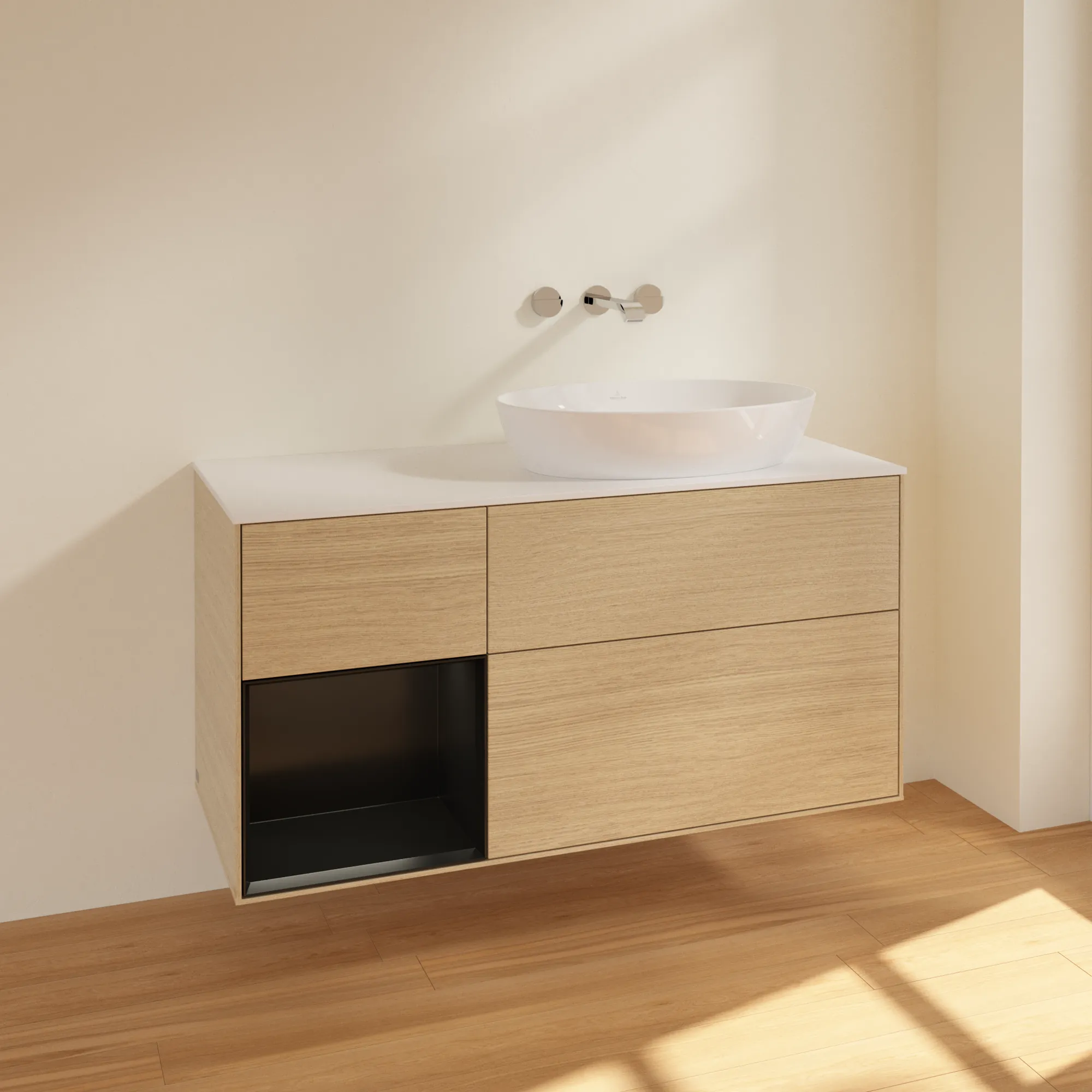Villeroy & Boch Finion FA4 Waschbeckenunterschrank 1200x603x501mm mit Beleuchtung