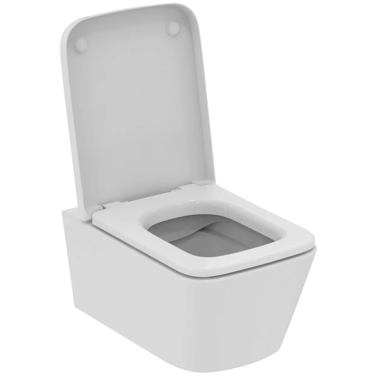 WC-Paket Blend Cube WC Randlos mit WC-Sitz Softclosing 365x540x375mm Weiß