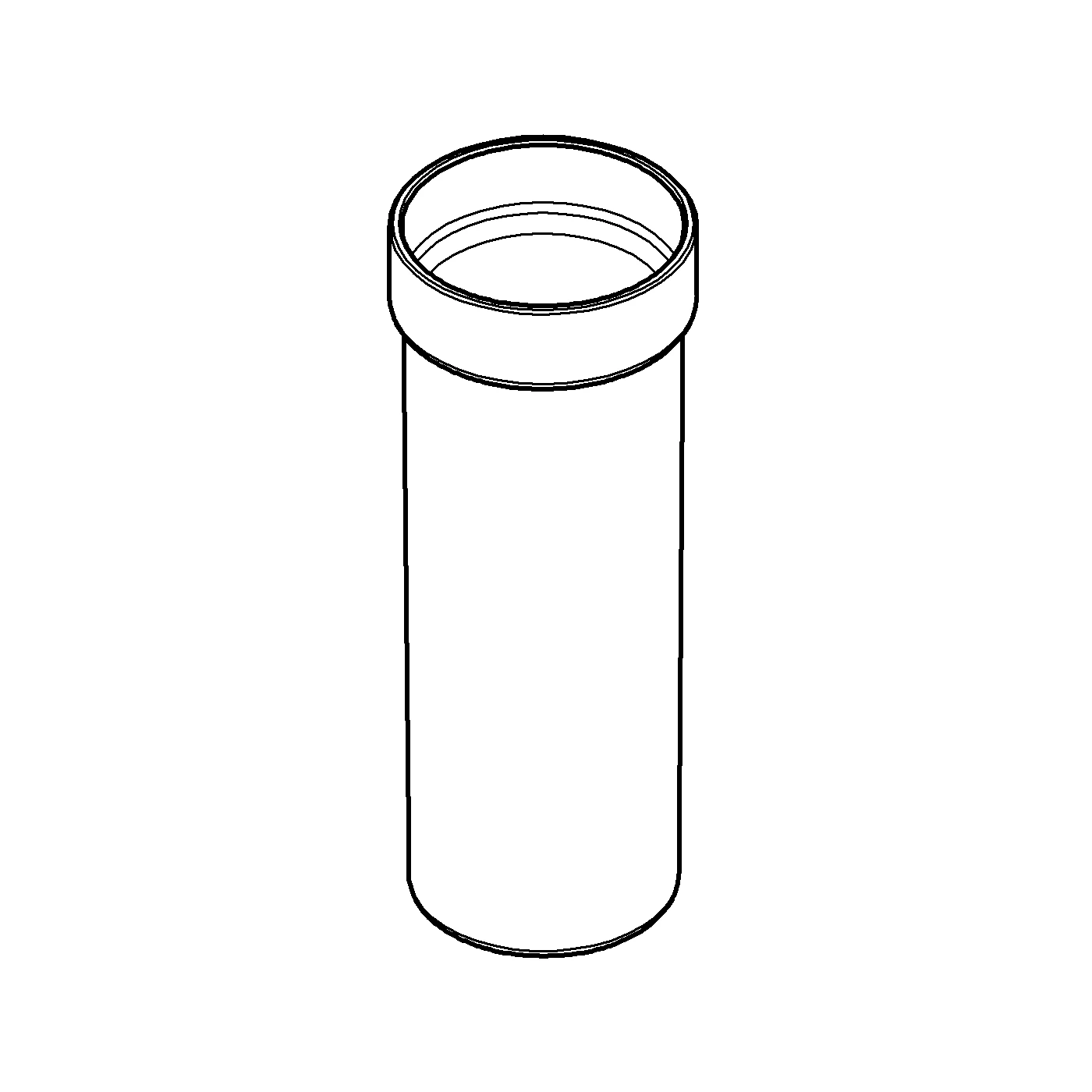 Ersatzglas 64811, für Toilettenbürstengarnitur, chrom