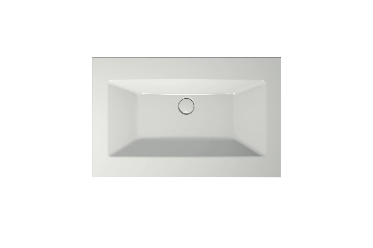 Wandwaschtisch „BetteLoft Ornament“, ohne Überlauf, ohne Hahnlochbohrung 81,5 × 51 cm in Snow Wandwaschtisch „BetteLoft Ornament“, ohne Überlauf, ohne Hahnlochbohrung 81,5 × 51 cm in Snow