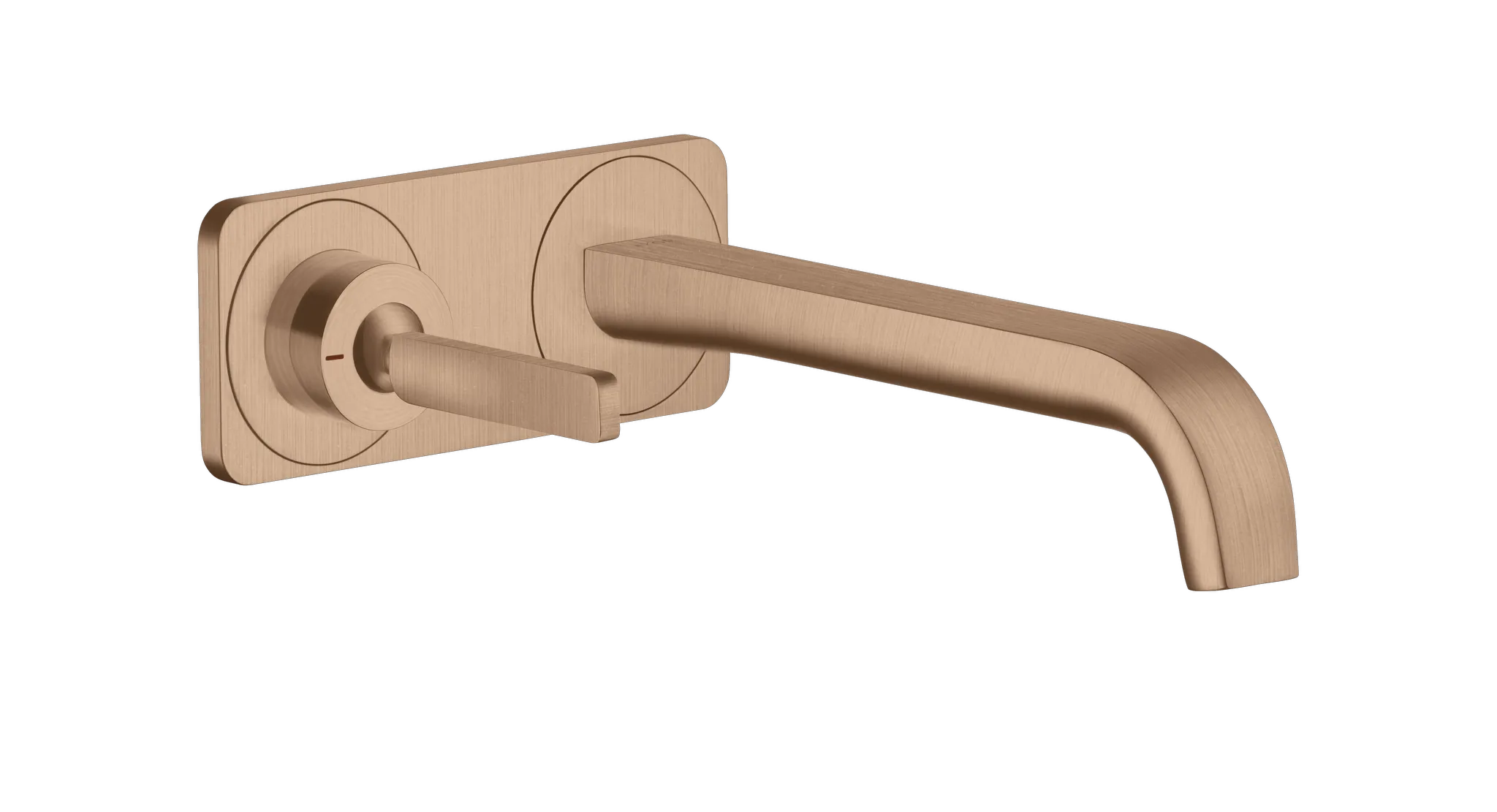 Hansgrohe AXOR Citterio E Einhebel-Waschtischmischer Unterputz Wandmontage Brushed Red Gold