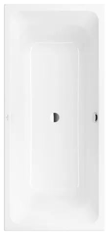 Villeroy & Boch Badewanne „Avento“ rechteck 180 × 80 cm, Mittelablauf in Weiß Alpin Villeroy & Boch Badewanne „Avento“ rechteck 180 × 80 cm, Mittelablauf in Weiß Alpin