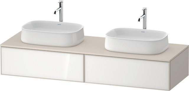 Duravit Waschtischunterschrank wandhängend „Zencha“ 160 × 28,1 × 55 cm