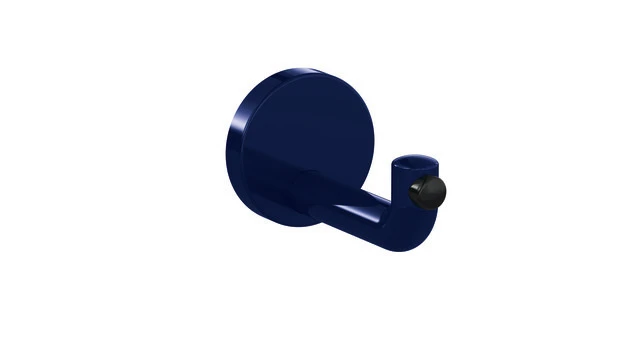 HEWI Haken mit Türpuffer Serie 477, Polyamid, 115 mm tief, HEWI Farbe 50 (Stahlblau) HEWI Haken mit Türpuffer Serie 477, Polyamid, 115 mm tief, HEWI Farbe 50 (Stahlblau)