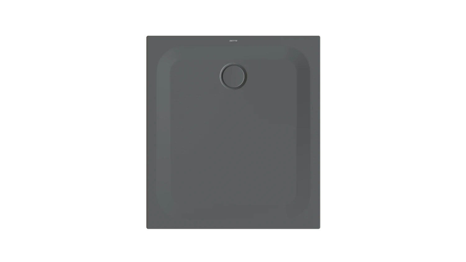 Bette rechteck Duschwanne „BetteUltra“ 1000 × 900 mm ohne Oberflächenbeschichtung, ohne Oberflächenveredelung, ohne Wannenträger, in Raven