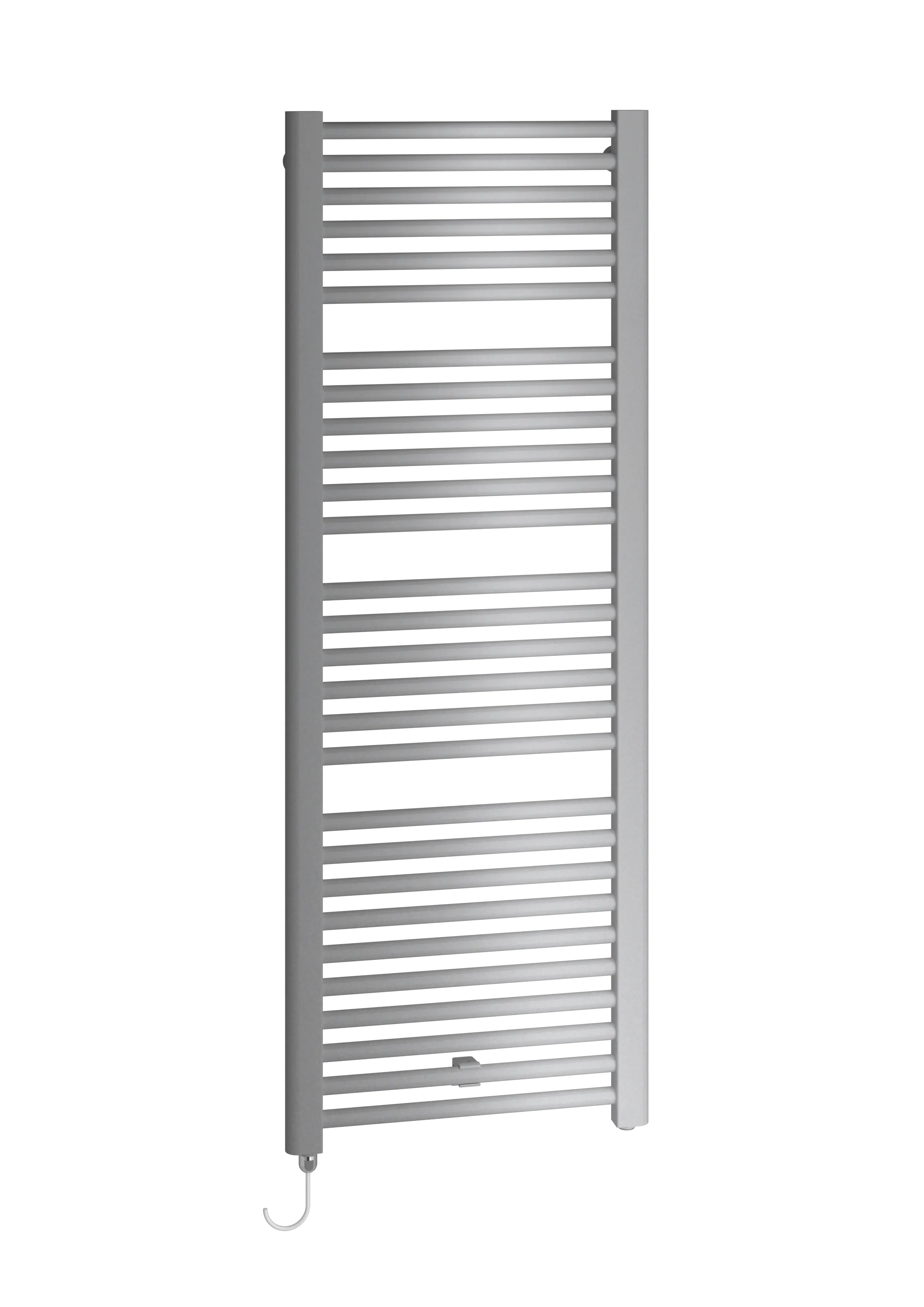 Kermi Elektroheizkörper „Basic®-E“ 74,9 × 177 cm in glanzsilber Metallic