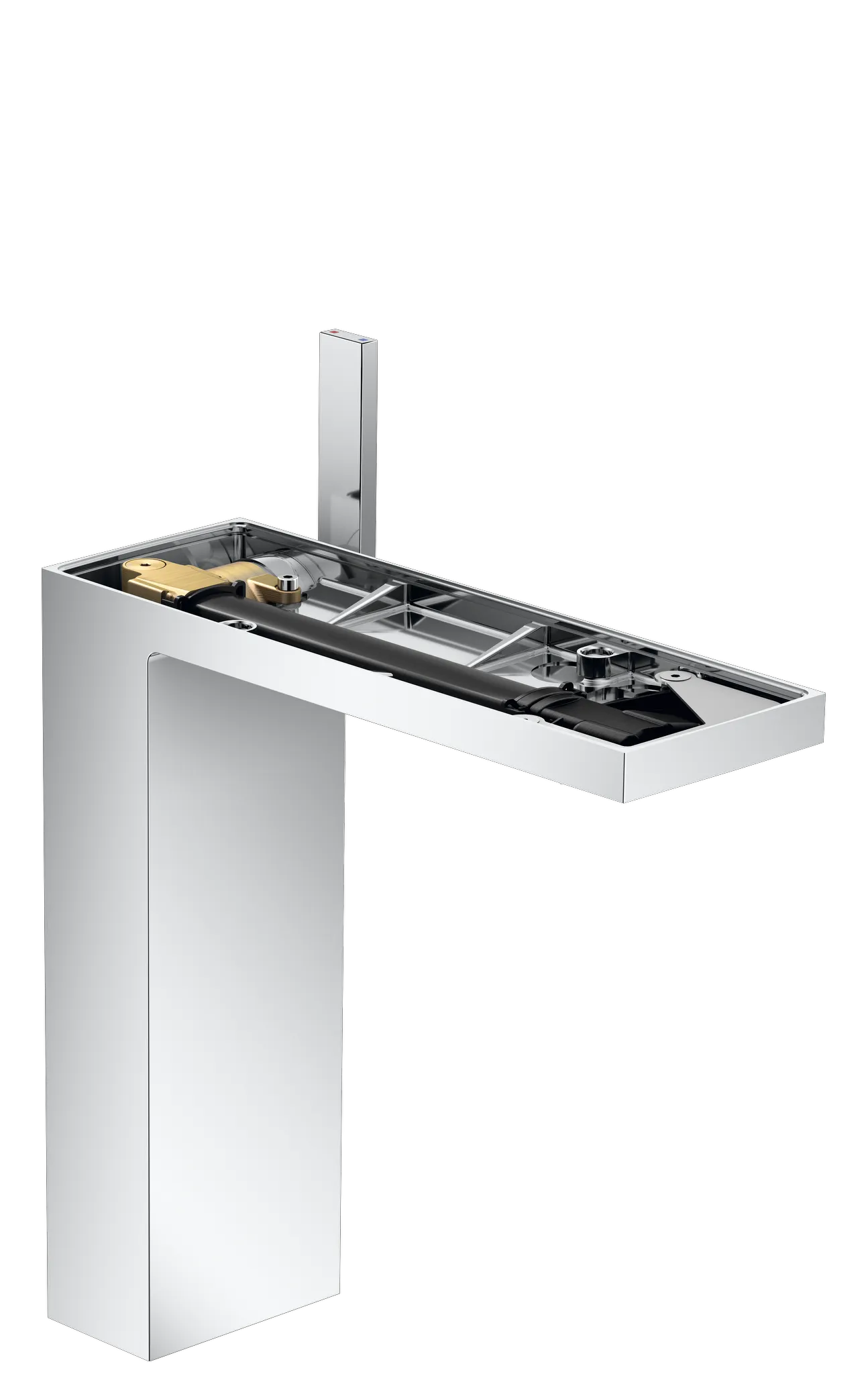AXOR MyEdition Einhebel-Waschtischmischer 230 für Waschschüsseln mit Push-Open Ablaufgarnitur ohne Platte Chrom AXOR MyEdition Einhebel-Waschtischmischer 230 für Waschschüsseln mit Push-Open Ablaufgarnitur ohne Platte Chrom