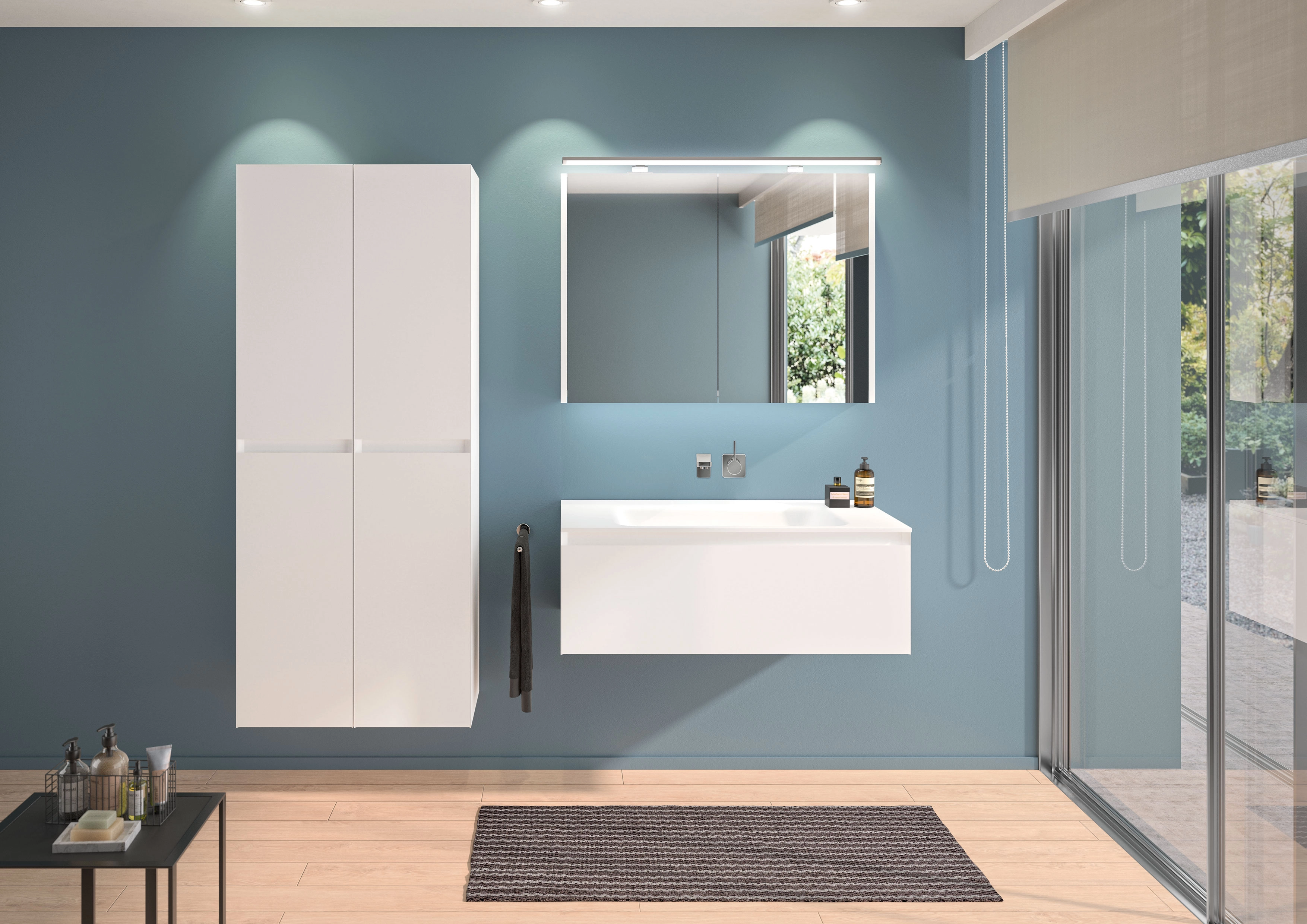 repaBAD Waschtischunterschrank „Cube 52“ 900 × 350 × 520 mm in Taupe Matt repaBAD Waschtischunterschrank „Cube 52“ 900 × 350 × 520 mm in Taupe Matt