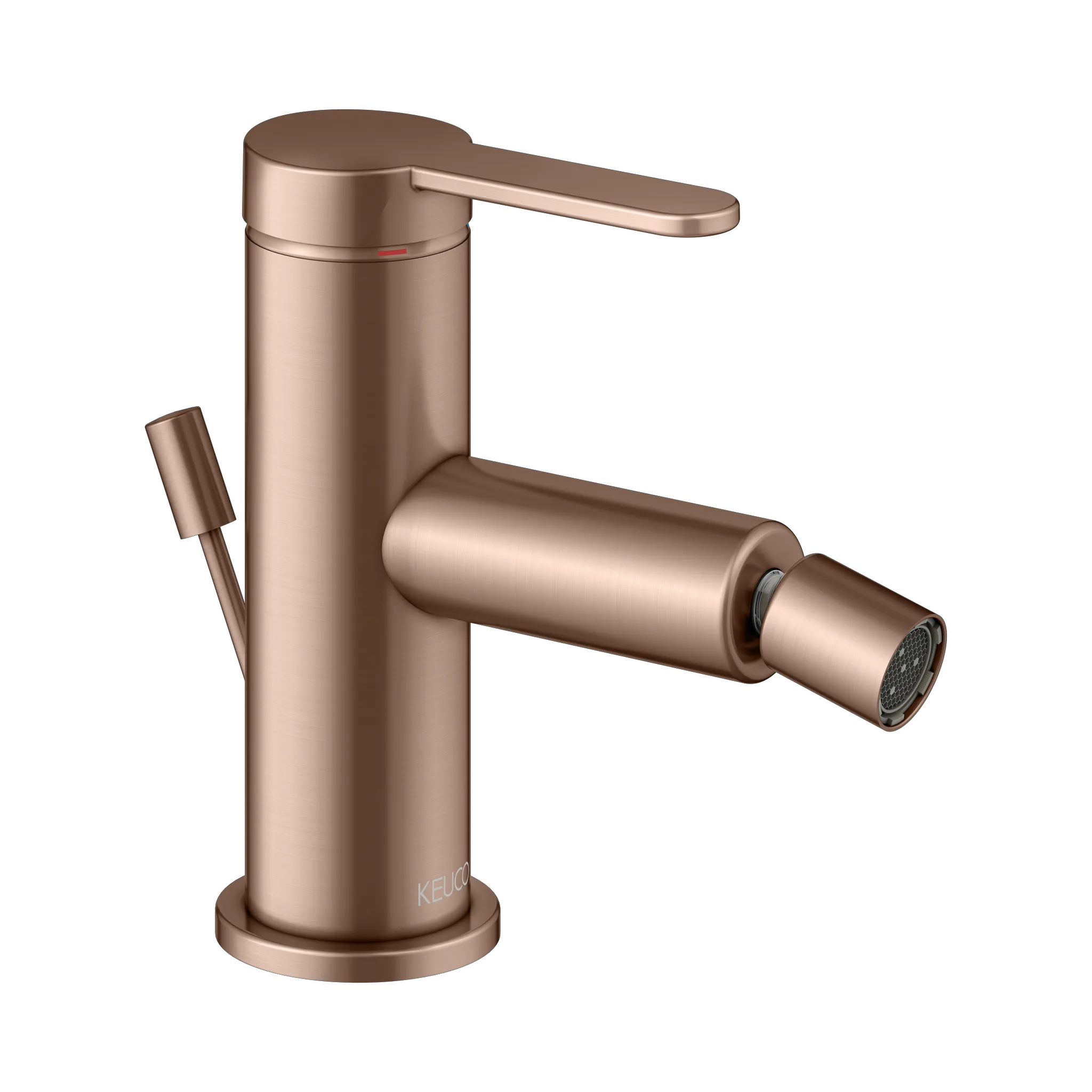 IXMO Einhebel-Bidetmischer IXMO Flat, Rosette rund Rotgold gebürstet IXMO Einhebel-Bidetmischer IXMO Flat, Rosette rund Rotgold gebürstet