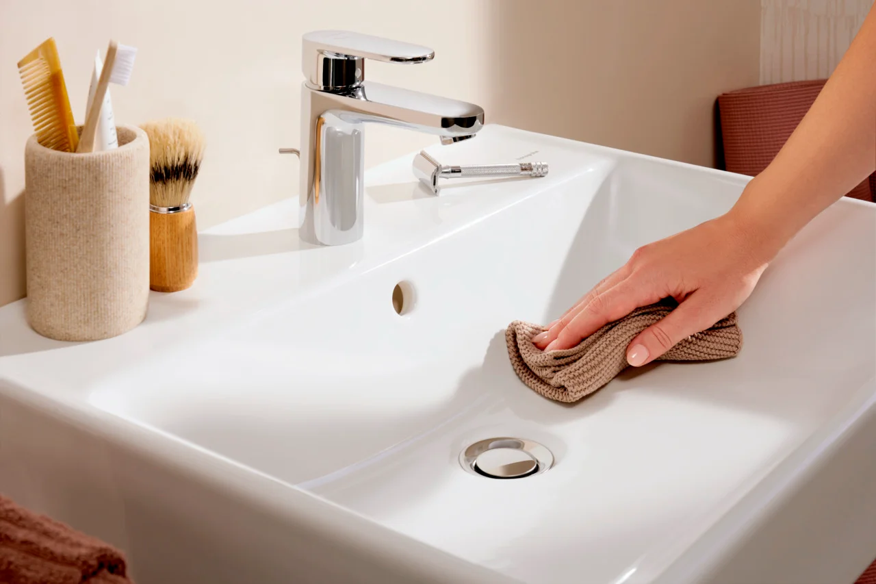 Hansgrohe Waschtisch Xanuia Q, weiß, 600x480 mm, wandhängend mit Hahnloch und Überlauf
