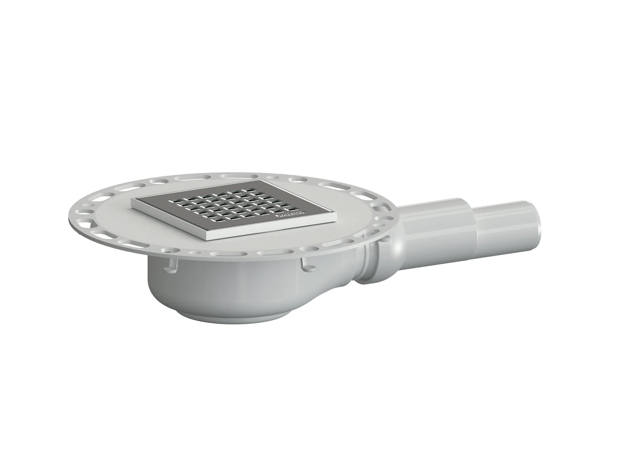 Bodenablauf TistoPlan Quadra 12, DN 40/DN 50, 120 x 120 mm