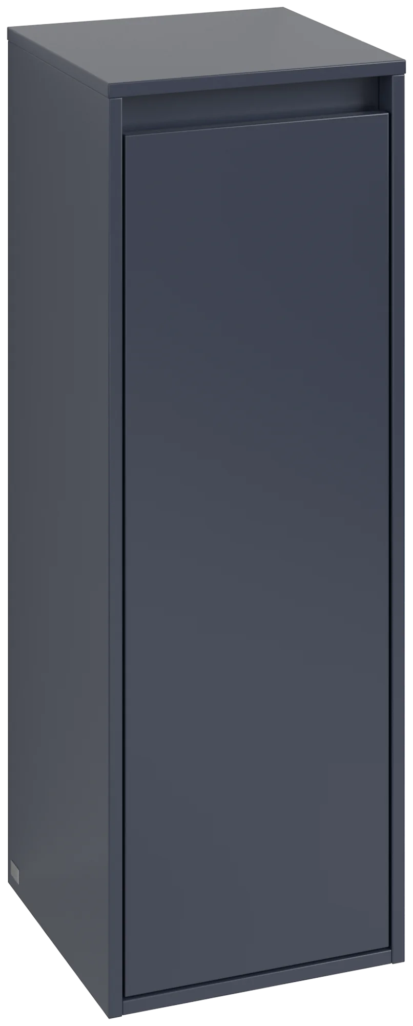 Villeroy & Boch Seitenschrank Skyla C80201 Marine Blue, 350x1000x349 mm, 1 Tür, 1 Schublade mit SoftClosing, Wandmontage