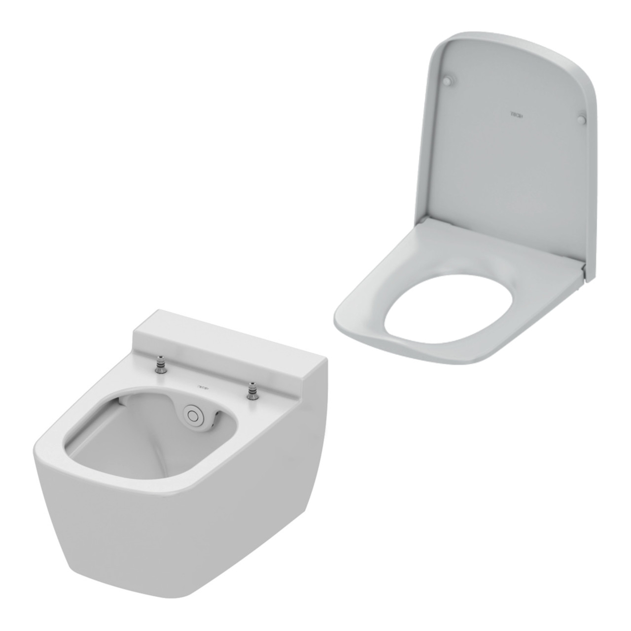 Set Dusch-WC TECEone, spülrandlos, mit Duschfunktion inkl. WC-Sitz mit Absenkautomatik Set Dusch-WC TECEone, spülrandlos, mit Duschfunktion inkl. WC-Sitz mit Absenkautomatik