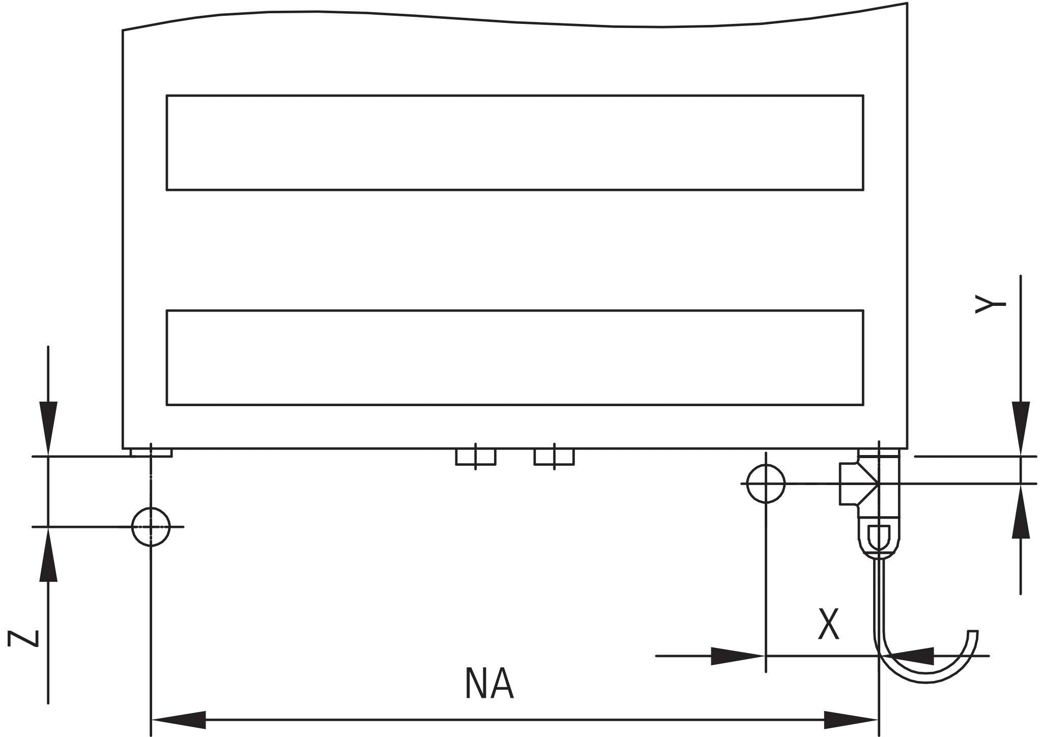 Kermi Design-Heizkörper „Casteo®“ 50 × 125,9 cm in Weiß