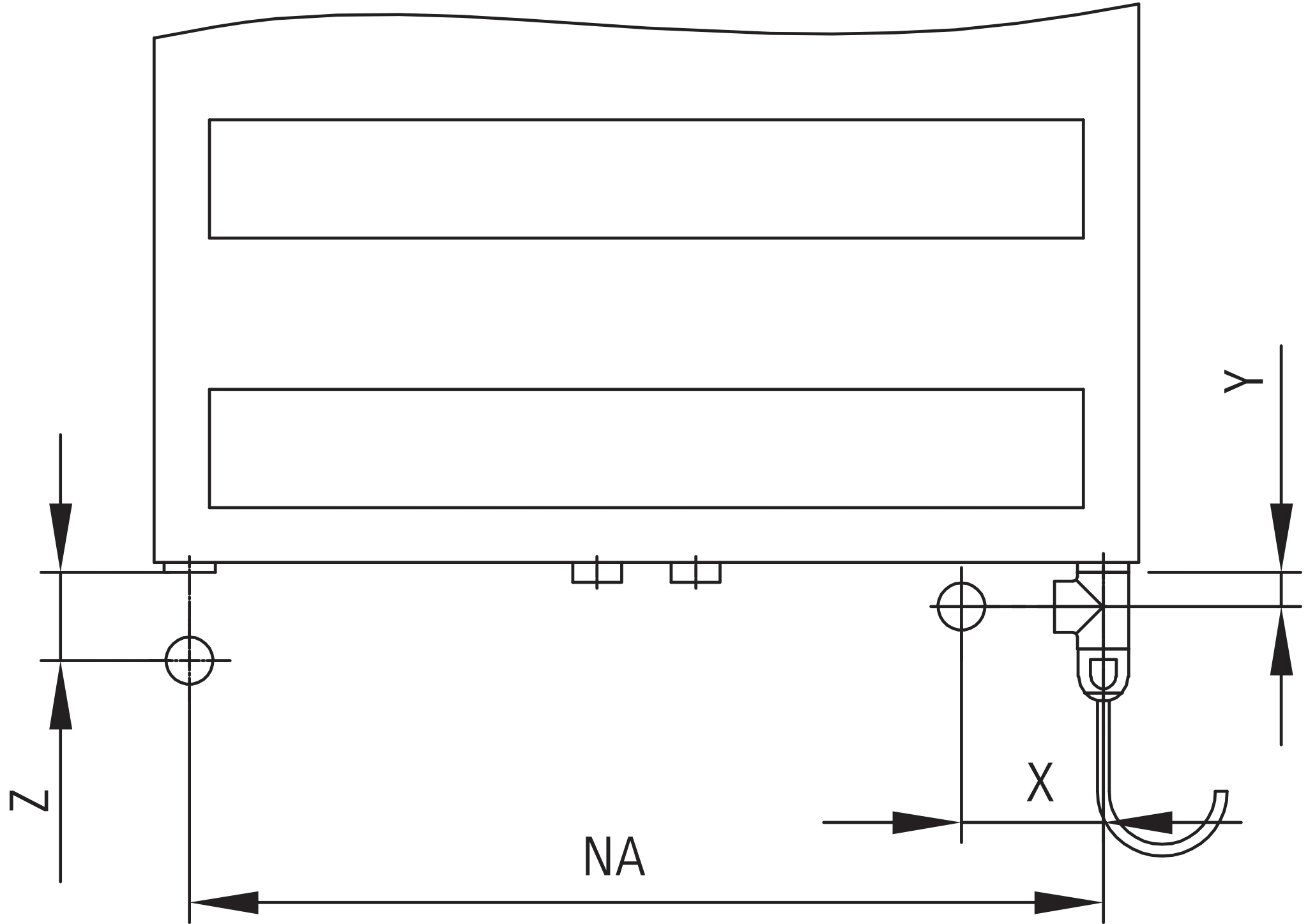 Kermi Design-Heizkörper „Casteo®-D“ 50 × 153,3 cm in Sonderfarbe Kermi Design-Heizkörper „Casteo®-D“ 50 × 153,3 cm in Sonderfarbe