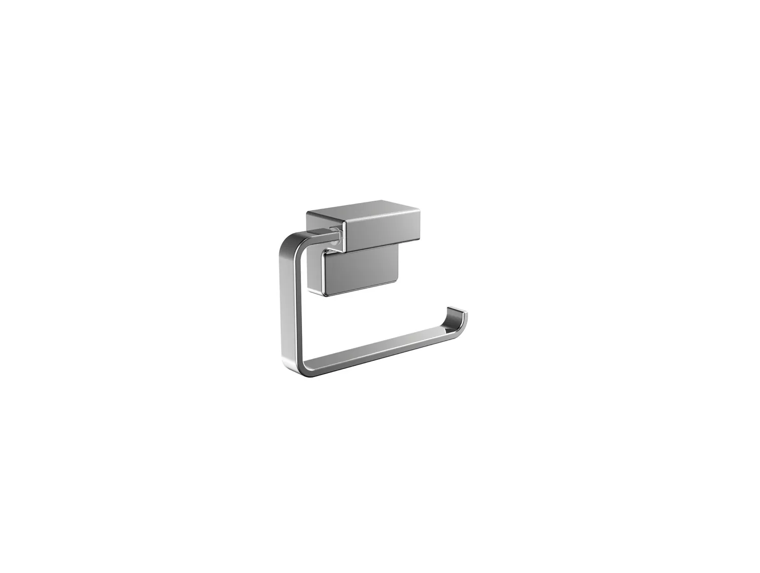 emco Toilettenpapierhalter ohne Deckel „cue“ 3,6 × 8,9 cm in chrom emco Toilettenpapierhalter ohne Deckel „cue“ 3,6 × 8,9 cm in chrom