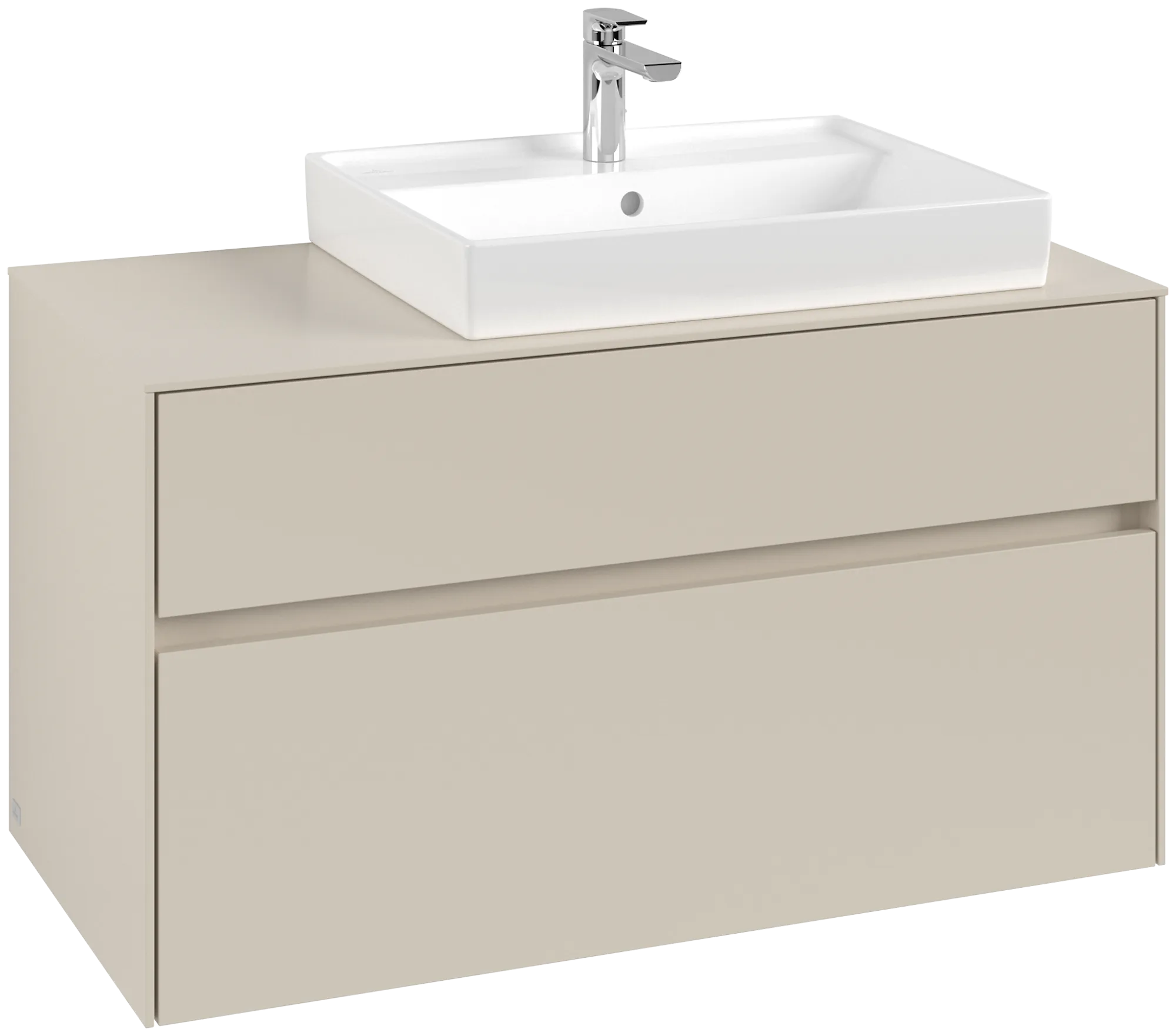 Villeroy & Boch Collaro Waschbeckenunterschrank C01800, 1000 x 548 x 500 mm, Cashmere Grey