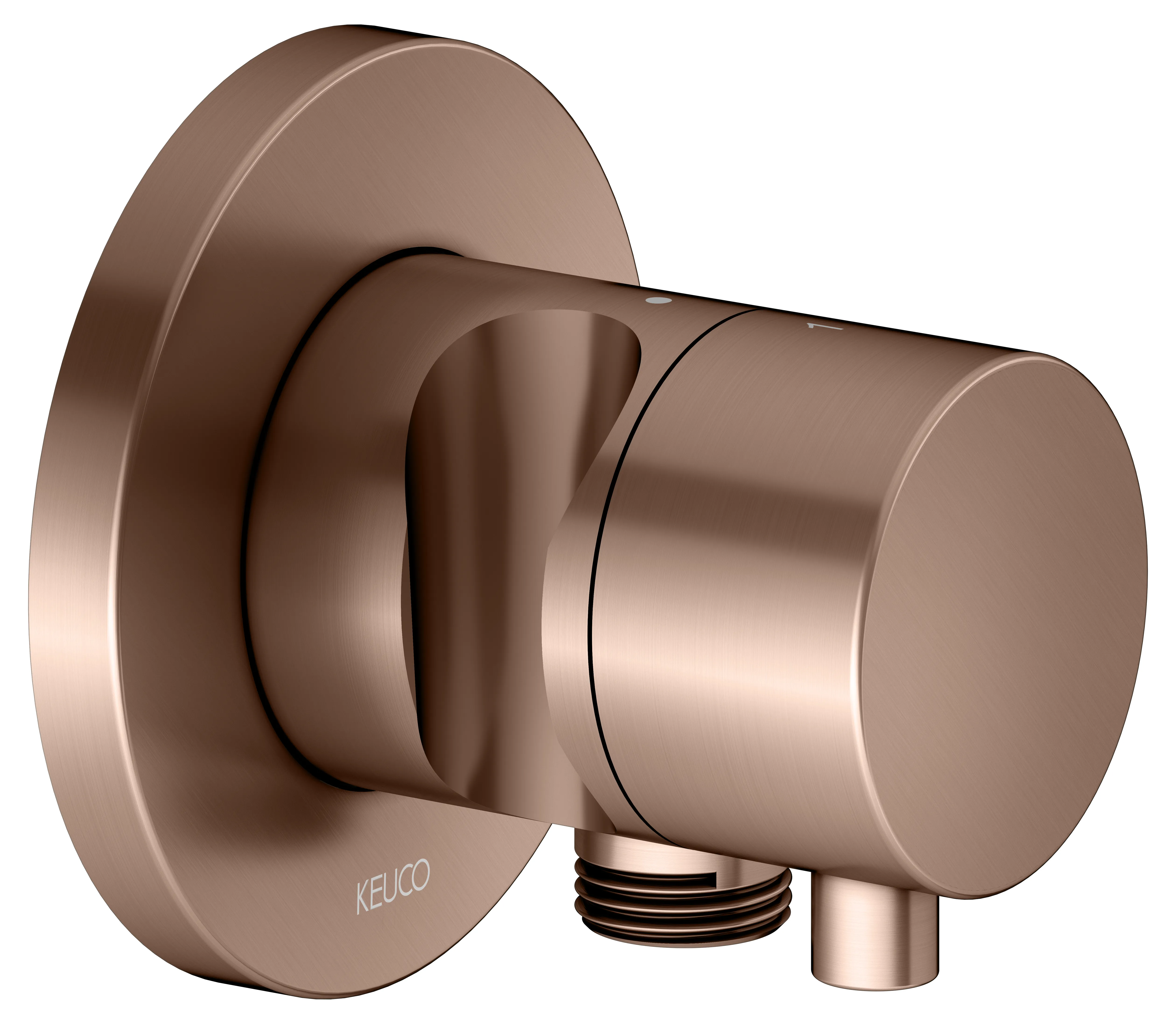 IXMO 2-Wege Umstellventil UP DN15 IXMO Comfort, rund Rotgold gebürstet IXMO 2-Wege Umstellventil UP DN15 IXMO Comfort, rund Rotgold gebürstet