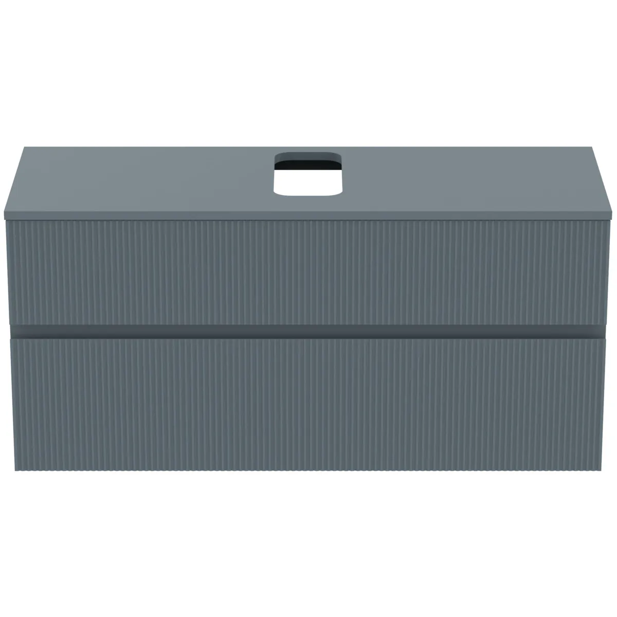 Ideal Standard Waschtischunterschrank „Finesse“ 120,2 × 55,8 × 44 cm Aschblau matt