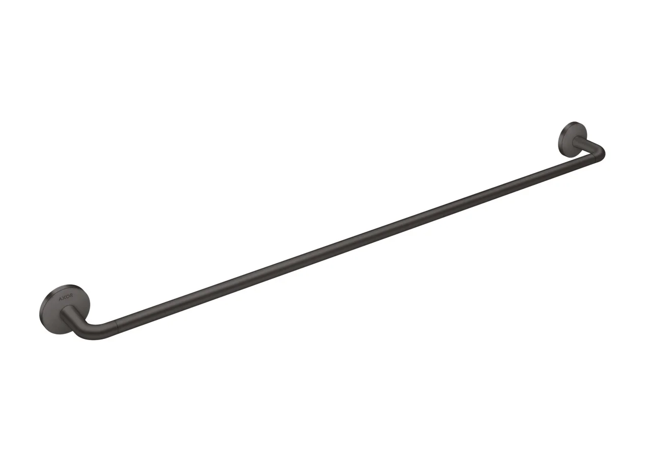 Hansgrohe AXOR Universal Circular Badetuchhalter 800 mm, Brushed Black Chrome, feststehend, Wandmontage