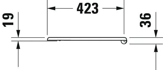 Duravit WC-Sitz „1930“ 36,7 × 43,7 × 3,6 cm Duravit WC-Sitz „1930“ 36,7 × 43,7 × 3,6 cm