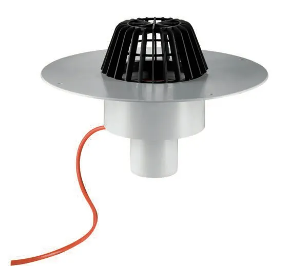 Dachablauf 62 H PVC, beheizt, DN 70 Dachablauf 62 H PVC, beheizt, DN 70