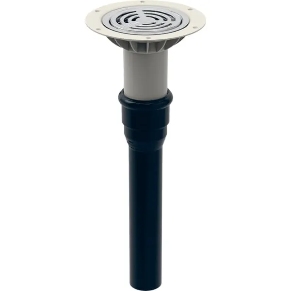 Duschbodenablauf für Bodenbeläge aus Vinyl (PVC), stockwerksdurchdringend: d=50mm Duschbodenablauf für Bodenbeläge aus Vinyl (PVC), stockwerksdurchdringend: d=50mm