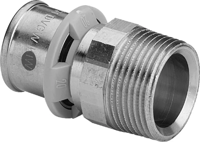 Viega „Sanfix P“ Übergangsstück mit 1 Muffe und Außengewinde 16 mm × 1/2″ Viega „Sanfix P“ Übergangsstück mit 1 Muffe und Außengewinde 16 mm × 1/2″