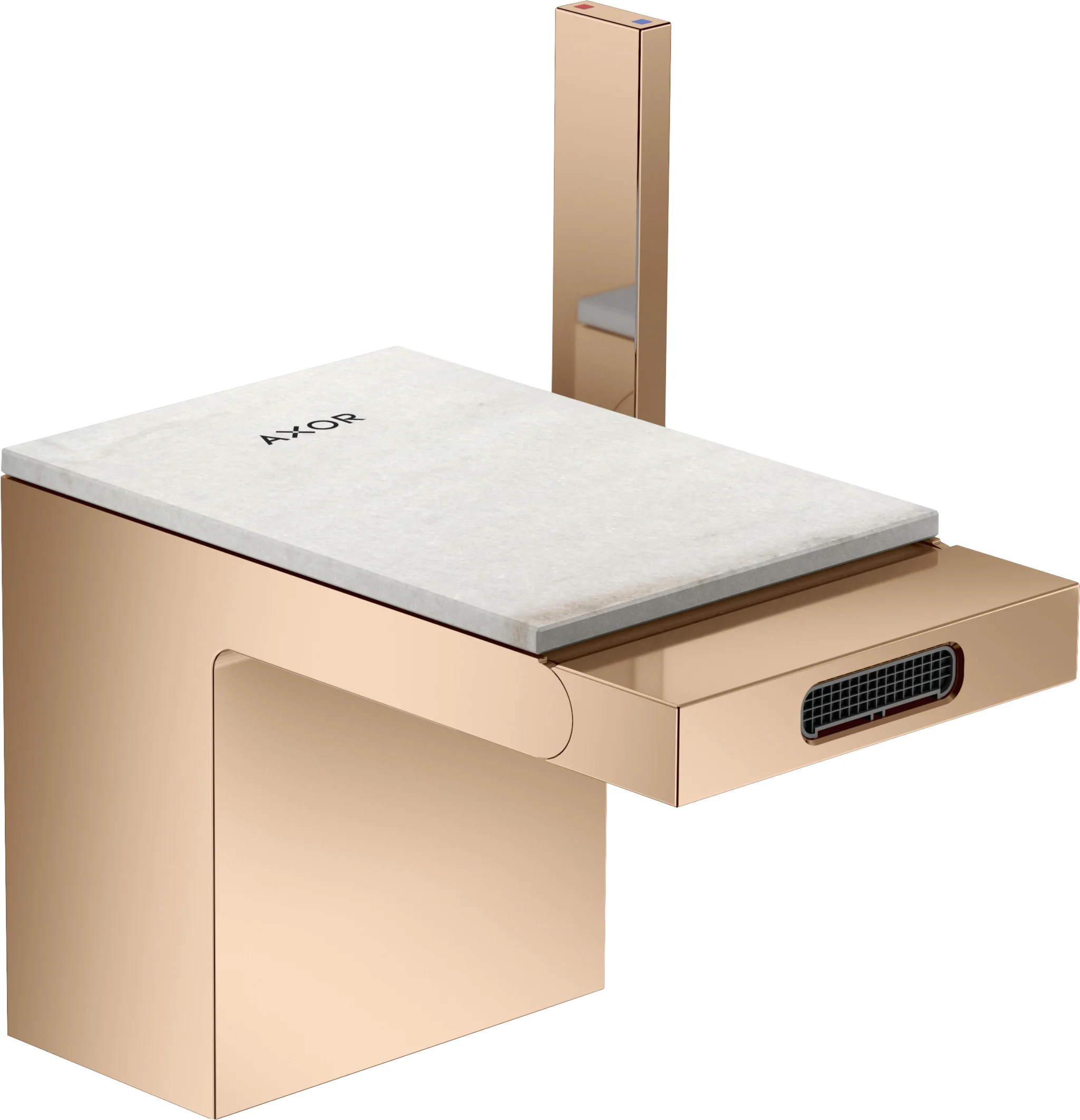 Hansgrohe AXOR MyEdition Platte 117 mm Marmor Lasa Covelano Vena Oro abnehmbar