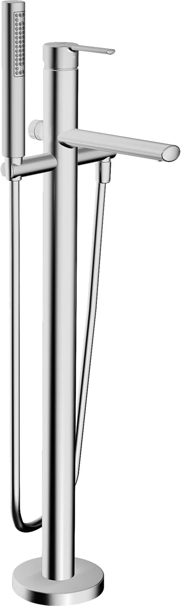 HansaRONDA Einhebelmischer Badebatterie mit Standrohr 0342 1-strahlig Ausladung 200 mm DN15 Chrom HansaRONDA Einhebelmischer Badebatterie mit Standrohr 0342 1-strahlig Ausladung 200 mm DN15 Chrom