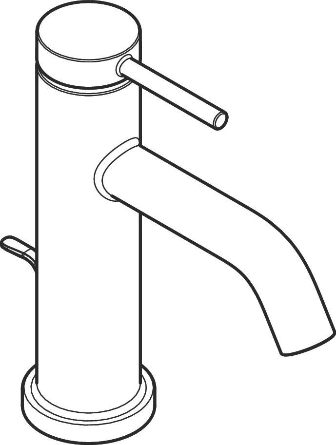 Hansgrohe Tecturis S Einhebel-Waschtischmischer 80 CoolStart EcoSmart+ mit Zugstangen-Ablaufgarnitur, Chrom Hansgrohe Tecturis S Einhebel-Waschtischmischer 80 CoolStart EcoSmart+ mit Zugstangen-Ablaufgarnitur, Chrom