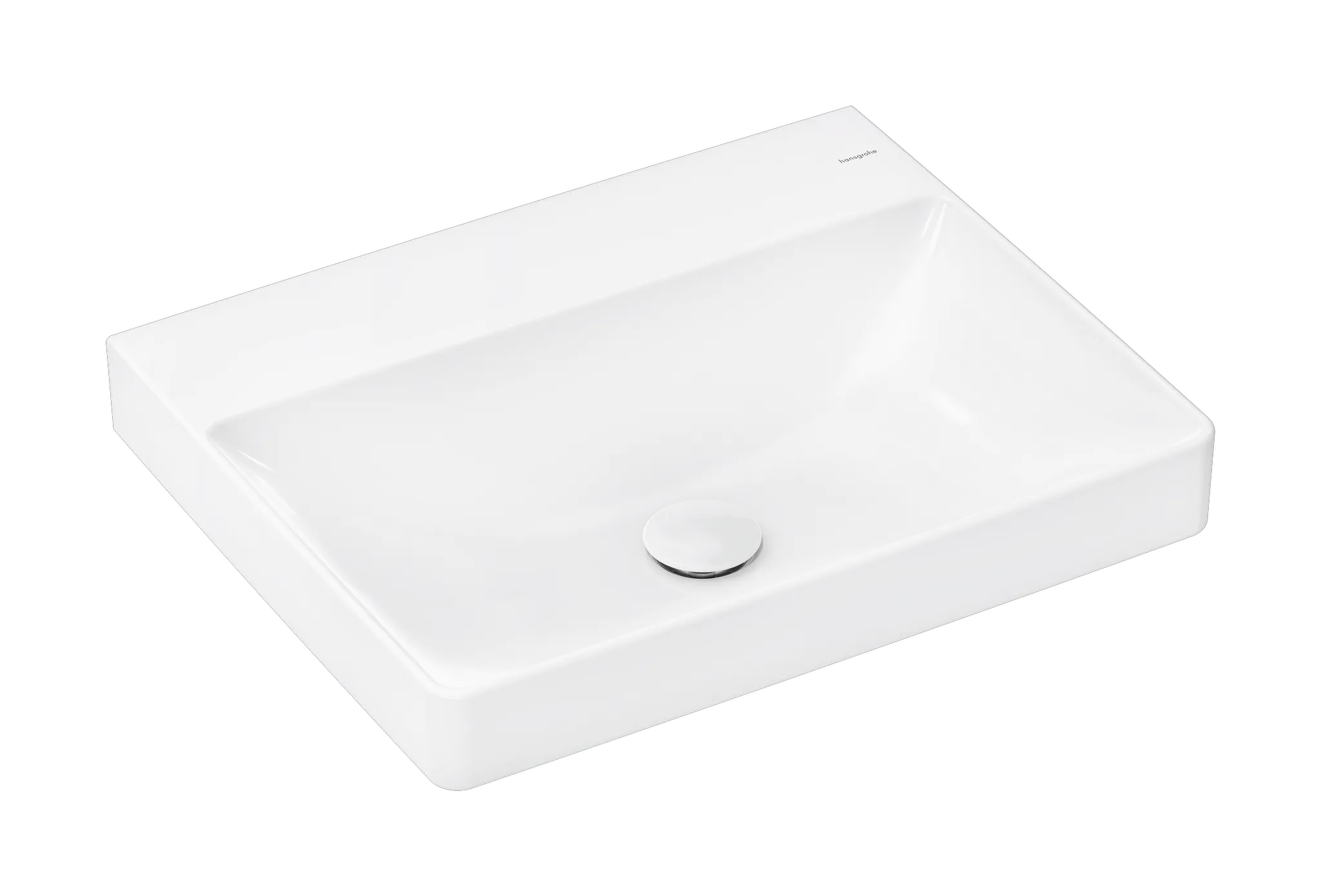 Hansgrohe Xelu Q Aufsatzwaschtisch geschliffen, 600x480mm, Weiß Hansgrohe Xelu Q Aufsatzwaschtisch geschliffen, 600x480mm, Weiß