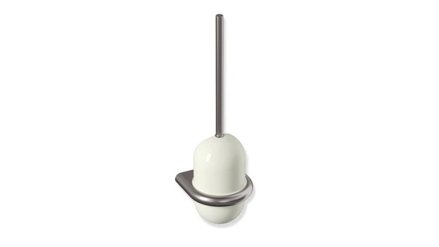 HEWI Toilettenbürstengarnitur „Serie 805 Classic“ 14,1 × 47 cm in Reinweiß