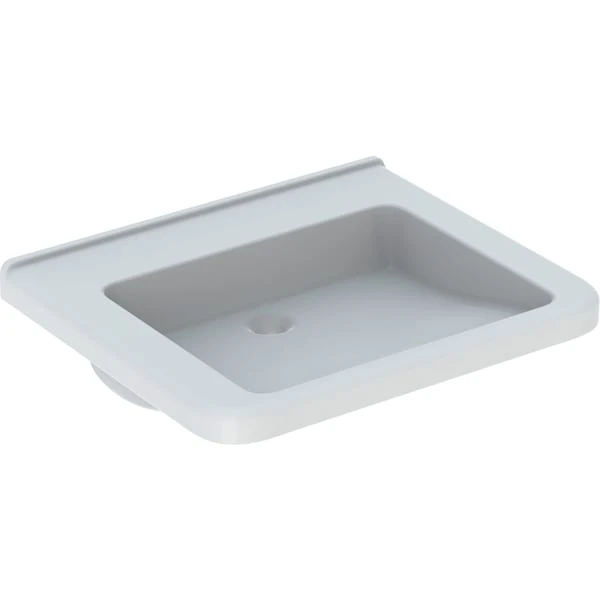 Wandwaschtisch „Renova Comfort Square“, rechteckig 65 × 55 cm in weiß alpin