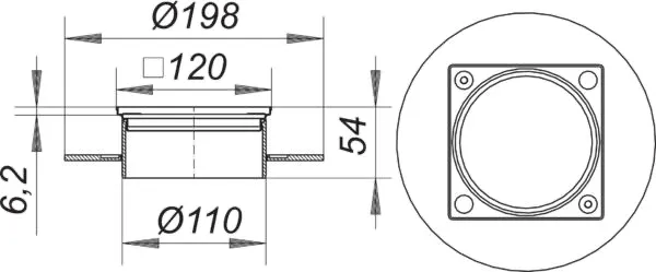 Aufsatzrahmen V, S 15/120 Aufsatzrahmen V, S 15/120