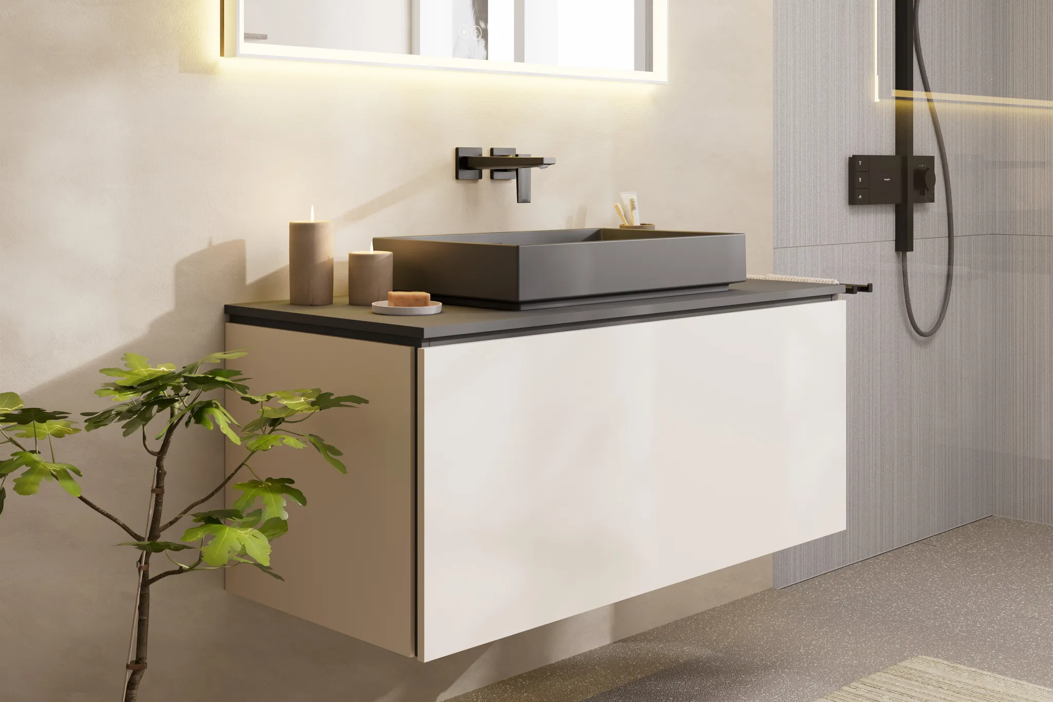 RainDrain Minimalistic Fertigset Duschrinne 1200 RainDrain Minimalistic Fertigset Duschrinne 1200