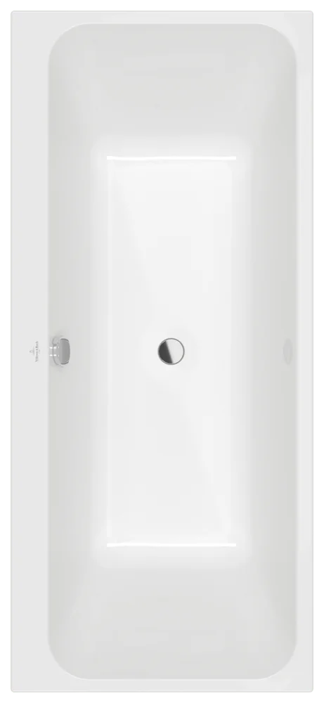 Villeroy & Boch Architectura Badewanne UAP180ARE2B1V, Rechteck, Whirlpoolsystem, 1800x800mm, Weiß Alpin