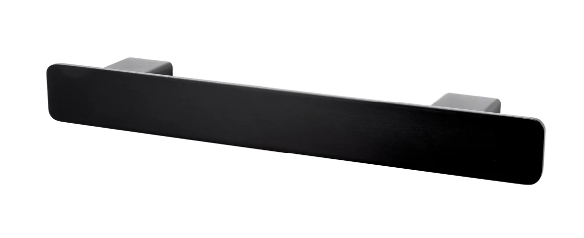 BEMM Magnet Handtuchhalter Purline, schwarz satiniert, 460 mm Länge, 55 mm Höhe, 60 mm Tiefe